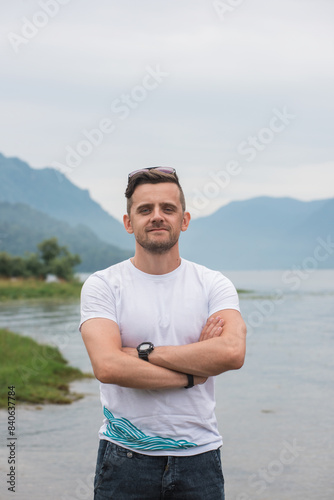 Man portrait on Teletskoye ...