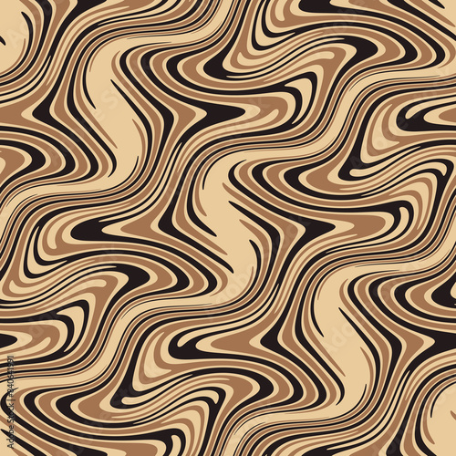 Multicolor Warp Striped Textured Pattern