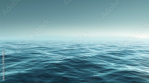 Wallpaper Mural Calm ocean waves with a hazy sky Torontodigital.ca