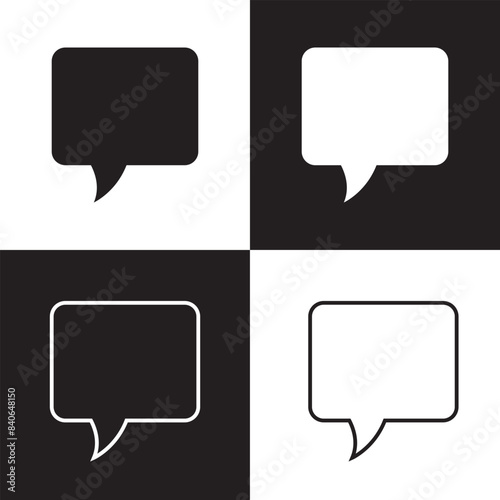 Texting chat messenger symbol icon.  Vector illustration. EPS 10