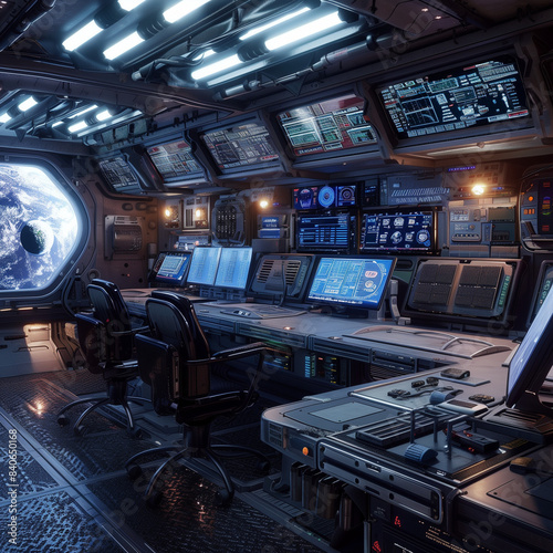 Commanding the Asteroid Mining Operations: The Miner's Cabin © Sekai