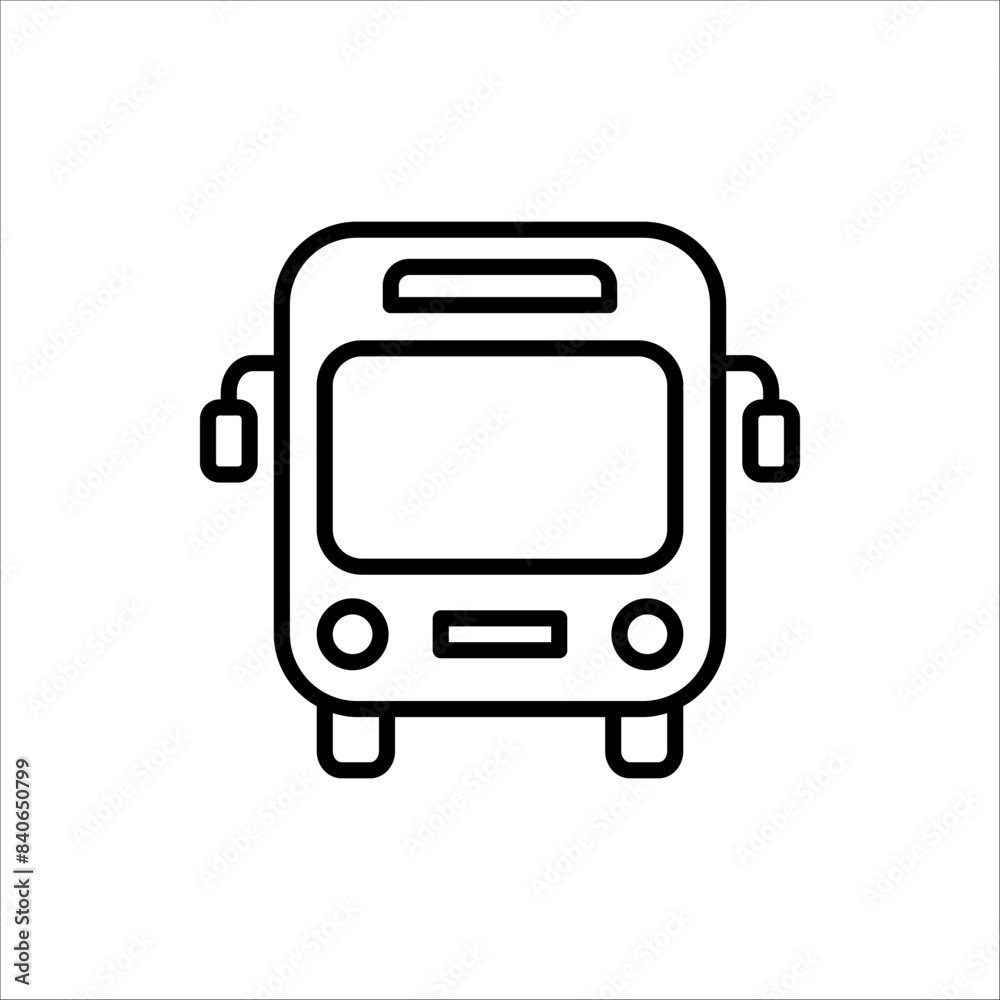 Bus icon. bus vector illustration for web design, isolated on white background. Bus icon. bus vector illustration for web design, isolated on white background.