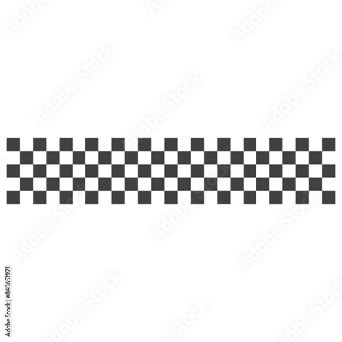 Racing Flag Motif Element, Y2K Streetwear Element