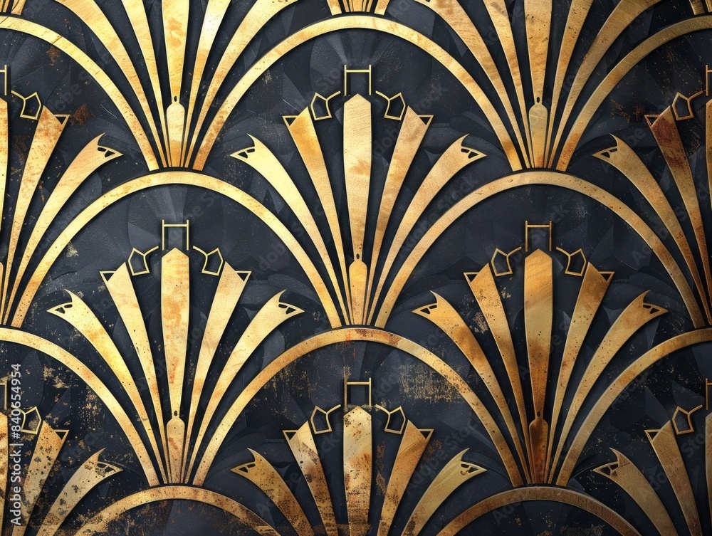 Art deco pattern background Art deco pattern background