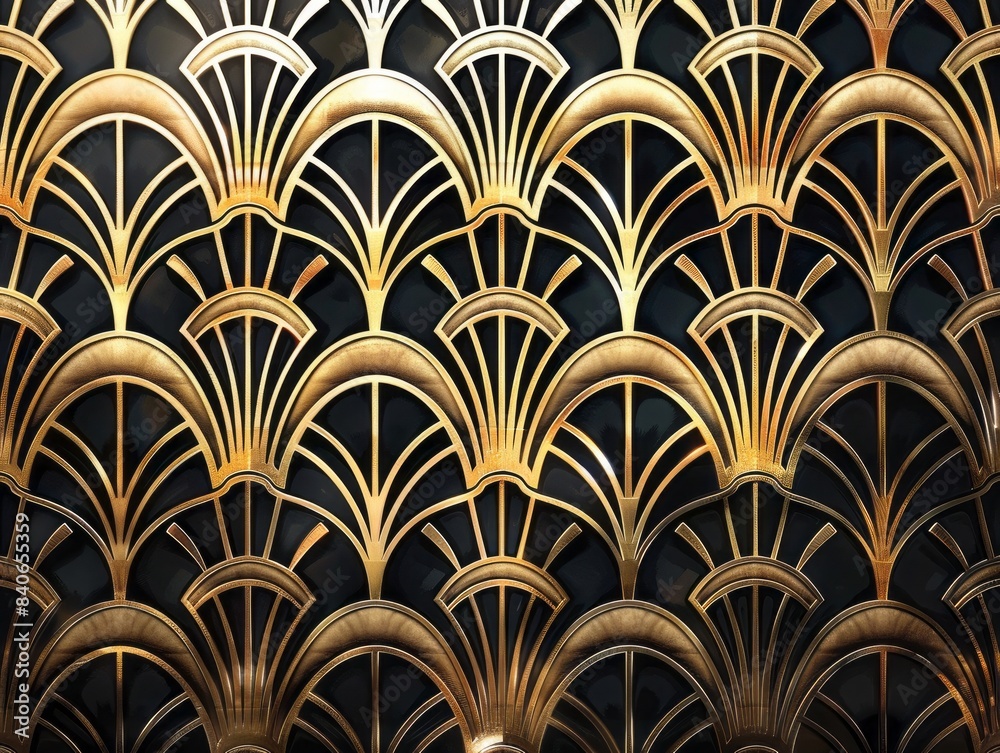 Art deco pattern background Art deco pattern background