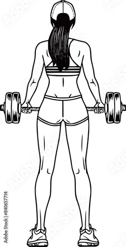 lifting girl from back