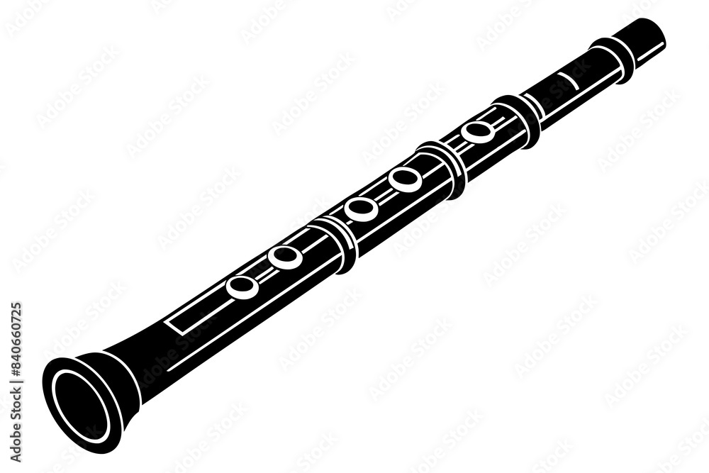 aria flute silhouette vector illustration aria flute silhouette vector illustration