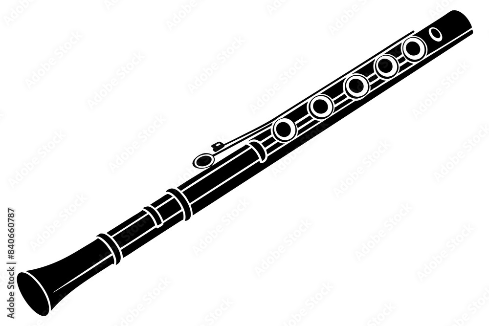 aria flute silhouette vector illustration aria flute silhouette vector illustration