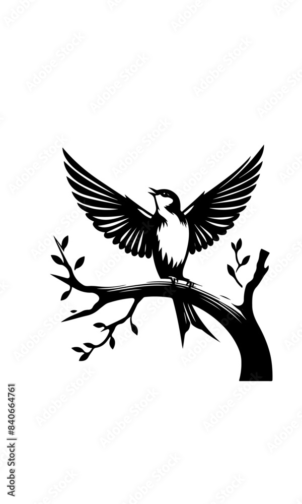 Obraz premium silhouette of an eagle