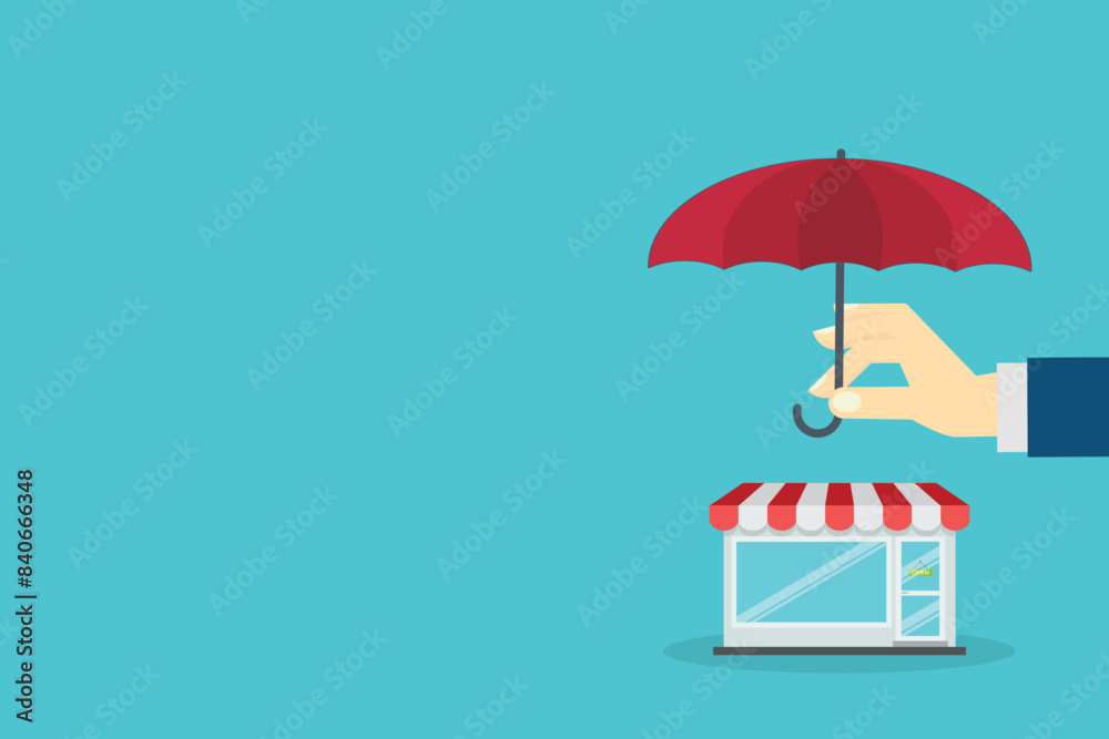 Fototapeta premium Small business insurance 