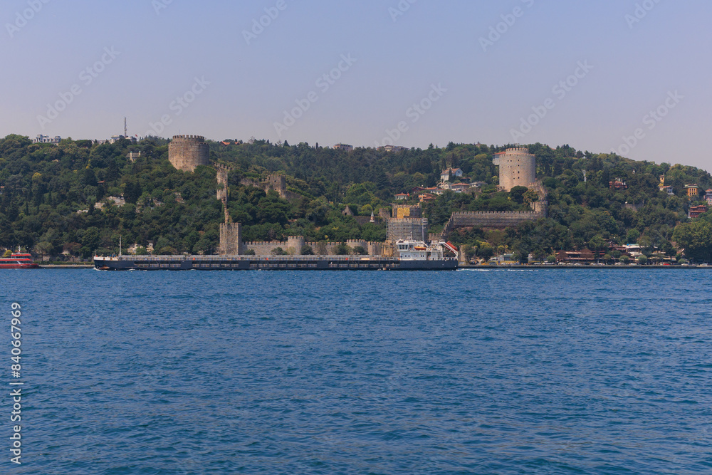 Sea views of the Bosphorus. Large bridges near the city of Istanbul. Sea views of the Bosphorus. Large bridges near the city of Istanbul.