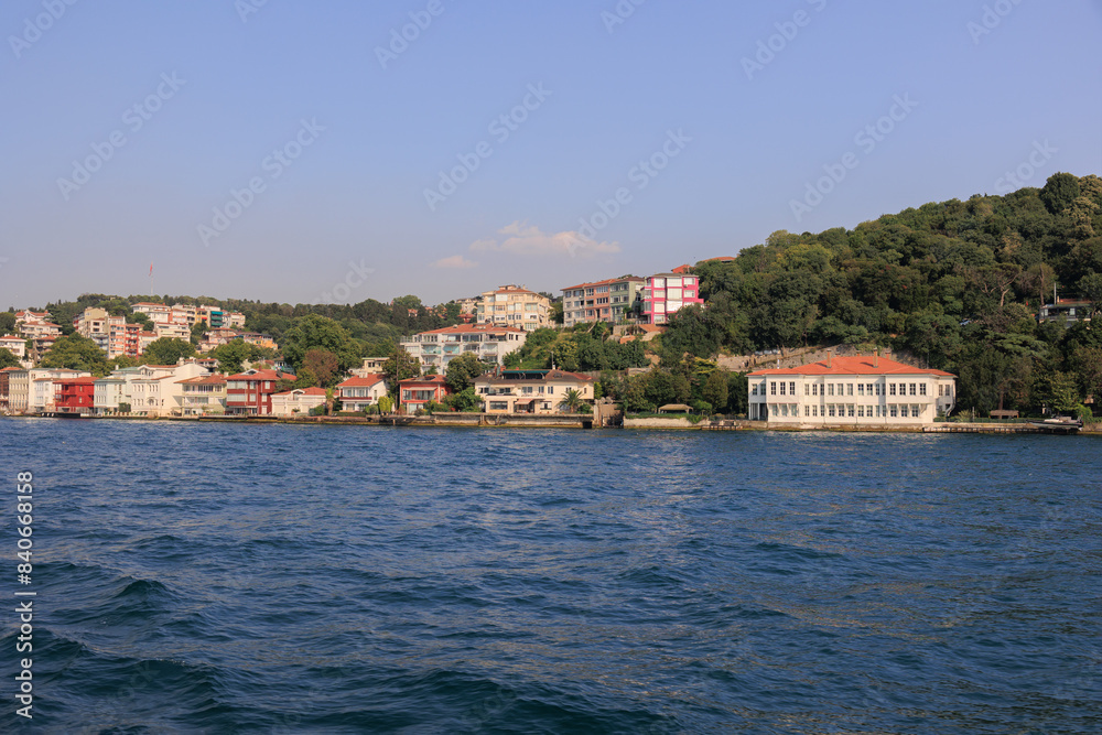 Sea views of the Bosphorus. Large bridges near the city of Istanbul. Sea views of the Bosphorus. Large bridges near the city of Istanbul.
