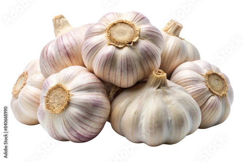 garlic isolated on a transparent background