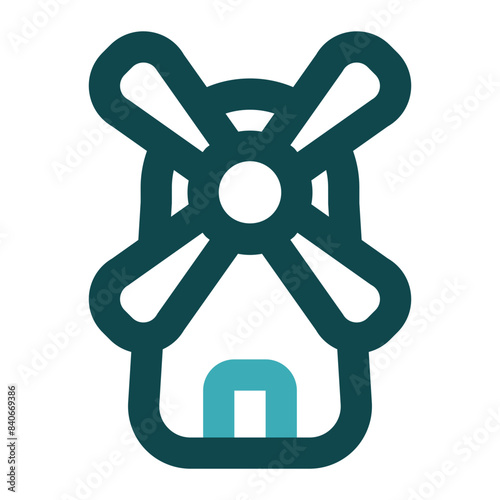 windmill icon for illustration