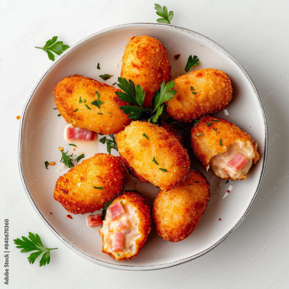 Delicious Bechamel Croquettes: A Ham-Filled Delight Delicious Bechamel Croquettes: A Ham-Filled Delight