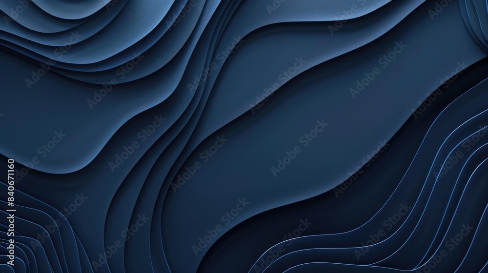 A stylized blue background with curved lines A stylized blue background with curved lines