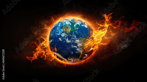 Planet Ablaze  Environmental Catastrophe