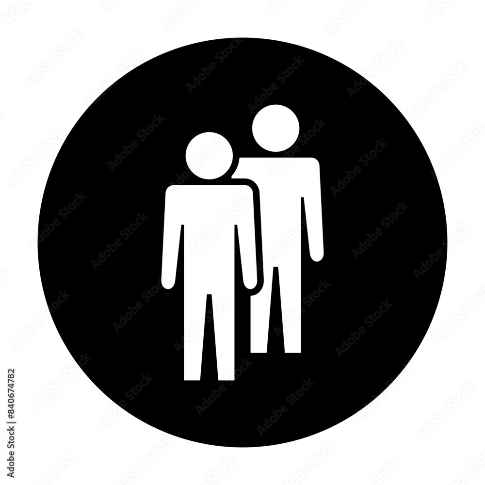 Symbol, ikona ludzi. Plik wektorowy. Symbol, ikona ludzi. Plik wektorowy.