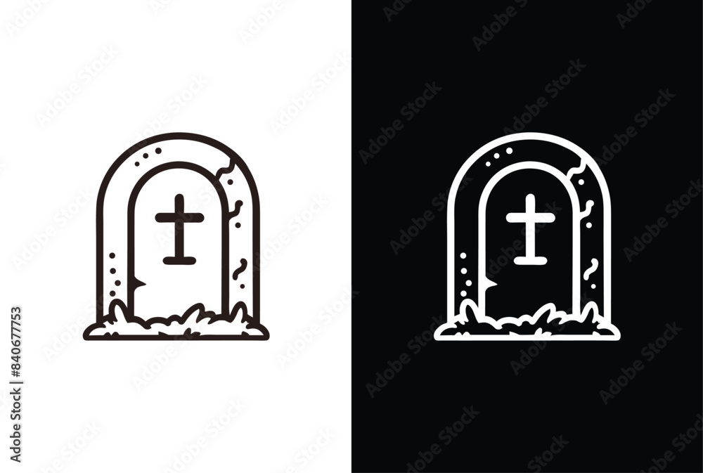 silhouettes of Halloween on a white background. Vector illustration. Happy Halloween element silhouettes of Halloween on a white background. Vector illustration. Happy Halloween element