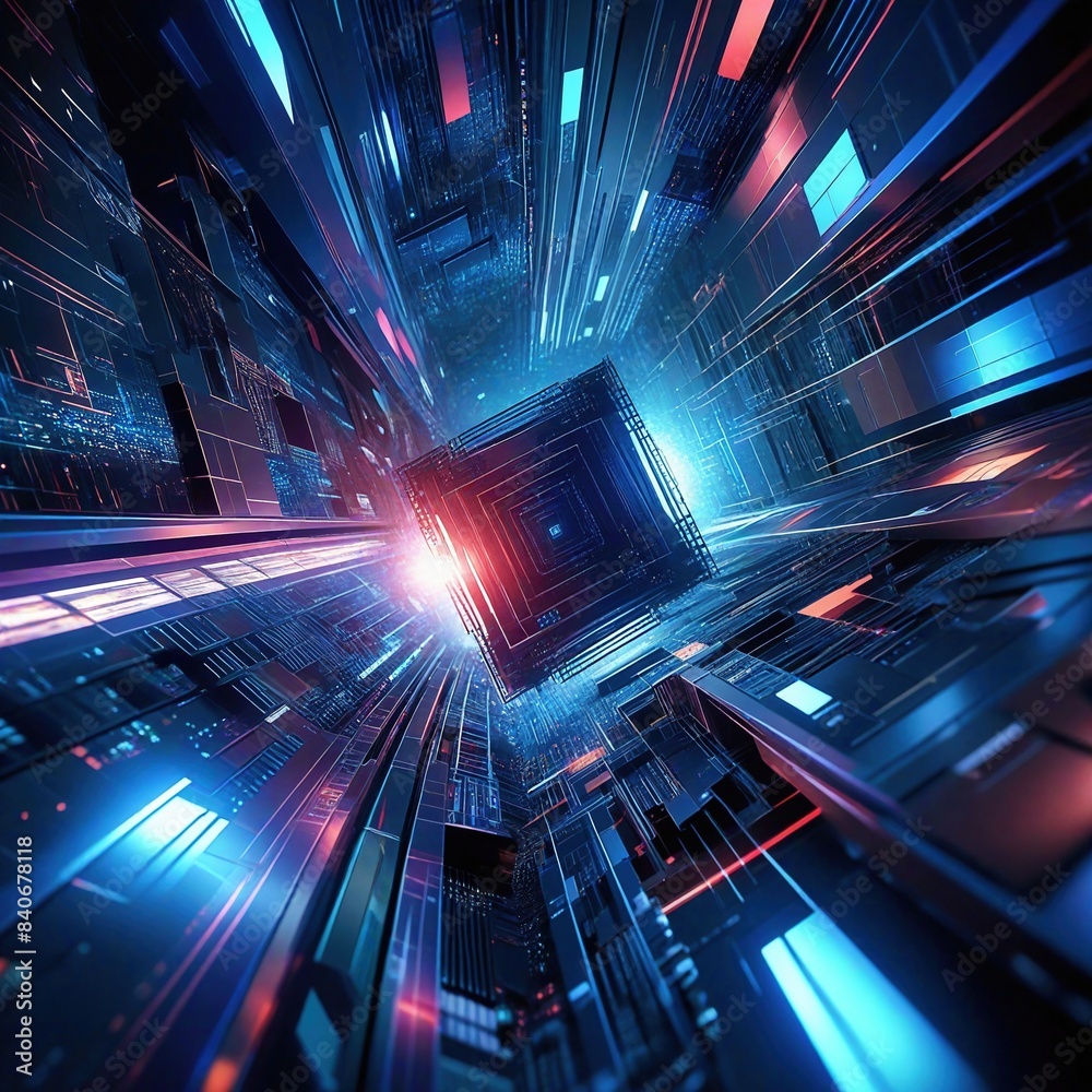 Obraz premium Background of technological concepts