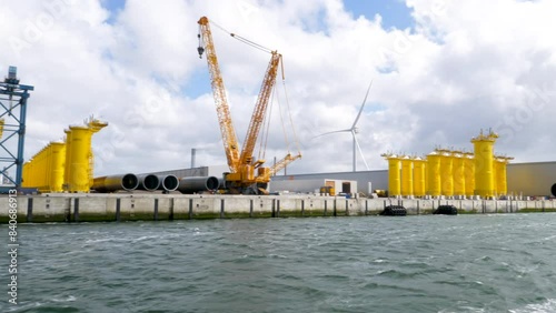 Heavy industry - monopiles and large steel tubes for wind turbines, offshore foundations