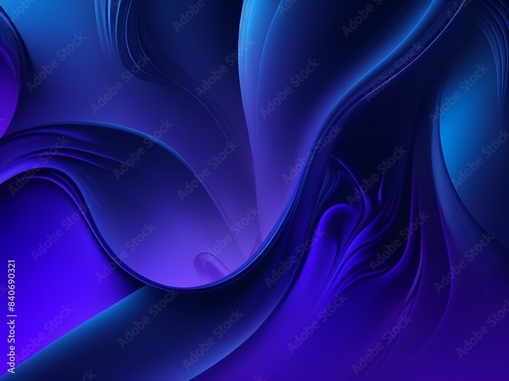 Fototapeta premium abstract blue background with waves