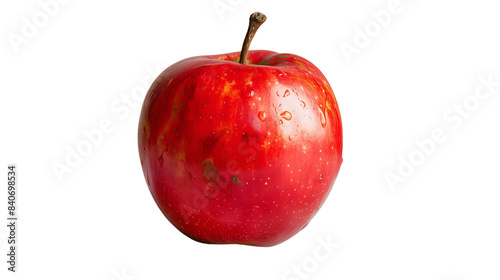 red apple isolated on png white 