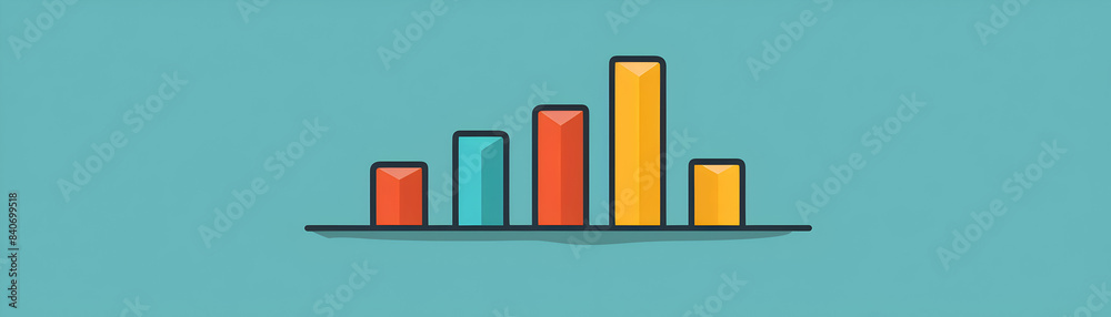 Doodle Line Icon of Bar Graph for Data Analysis and Business Performance in Flat Design Analytical and Report Theme Doodle Line Icon of Bar Graph for Data Analysis and Business Performance in Flat Design Analytical and Report Theme