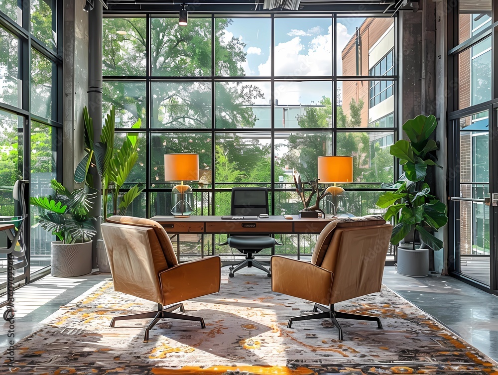 Modern Italian Office Space with Emphasis on Employee Well-Being Modern Italian Office Space with Emphasis on Employee Well-Being