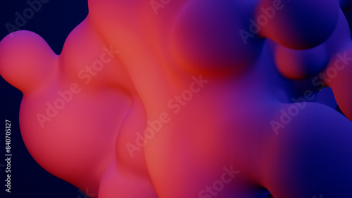 Metaverse 3d render morphing animation pink purple abstract metaball metasphere bubbles art sphere blue background backdrop vr space moving meta balls shapes motion design fluid liquid of presentation photo