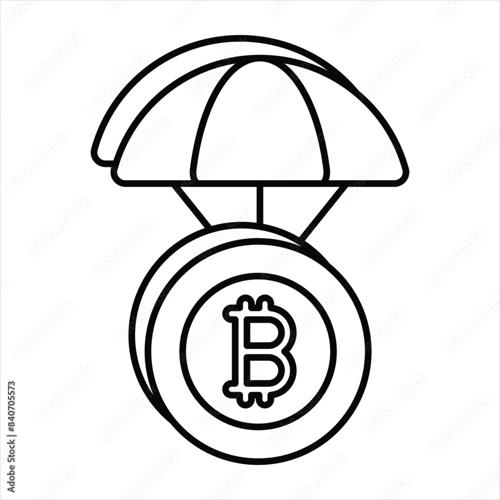 Bitcoin and Cryptocurrency Line Icons Pack Bitcoin and Cryptocurrency Line Icons Pack