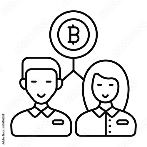 Bitcoin and Cryptocurrency Line Icons Pack