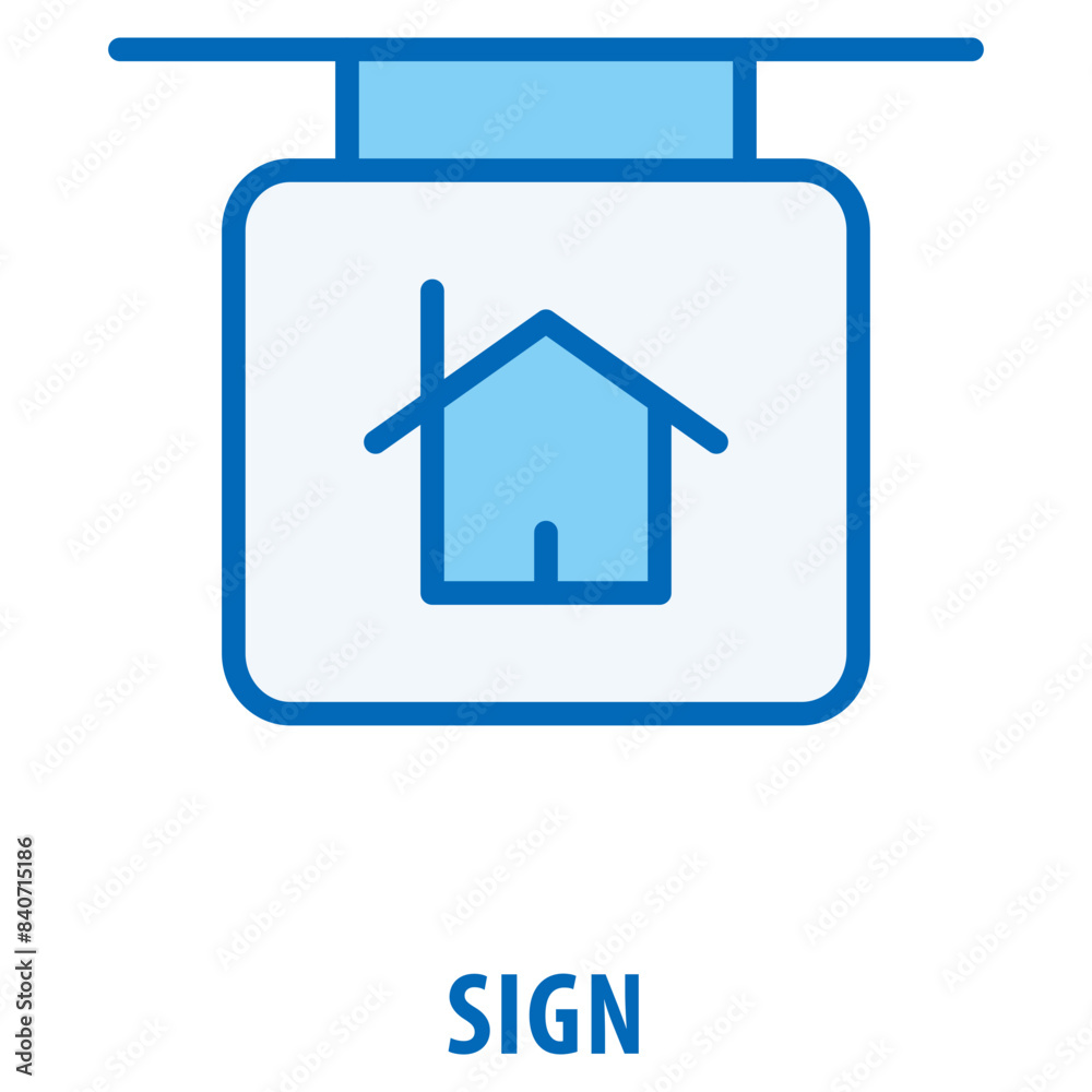 Sign Icon simple and easy to edit for your design elements Sign Icon simple and easy to edit for your design elements