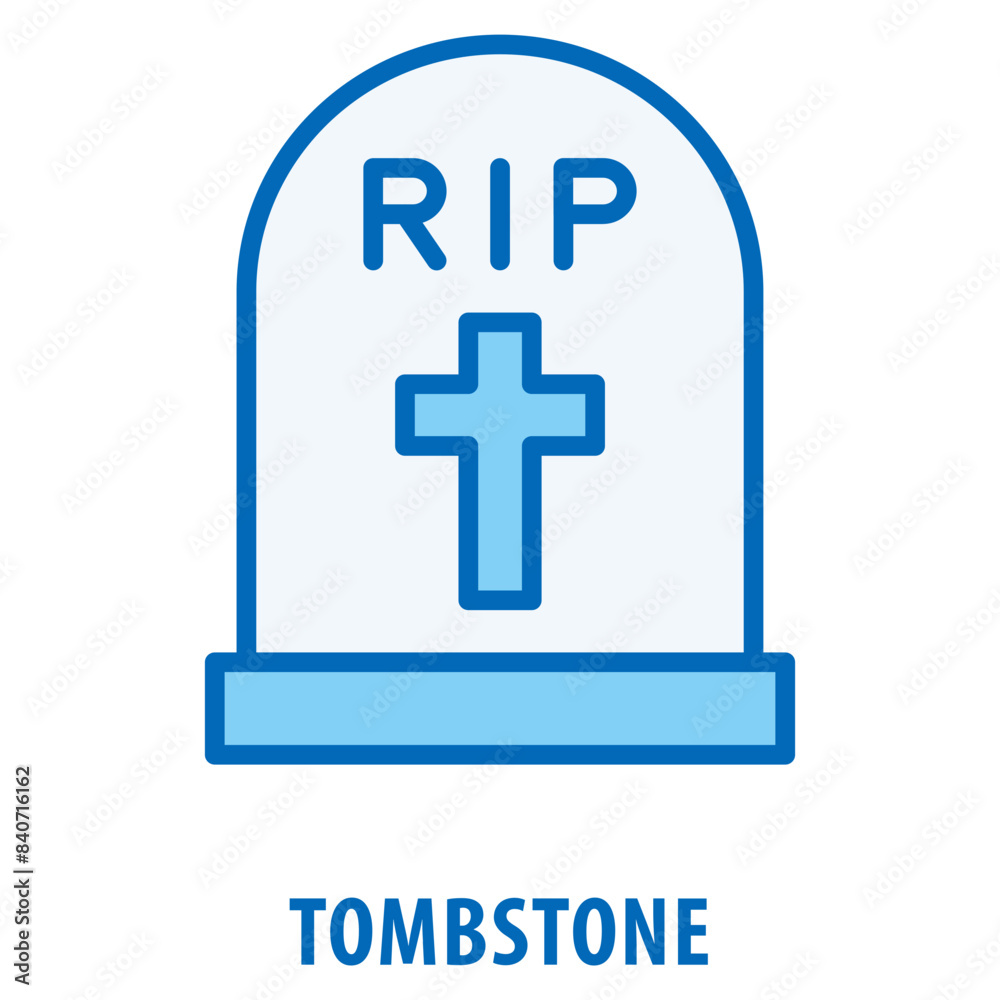 Tombstone Icon simple and easy to edit for your design elements Tombstone Icon simple and easy to edit for your design elements