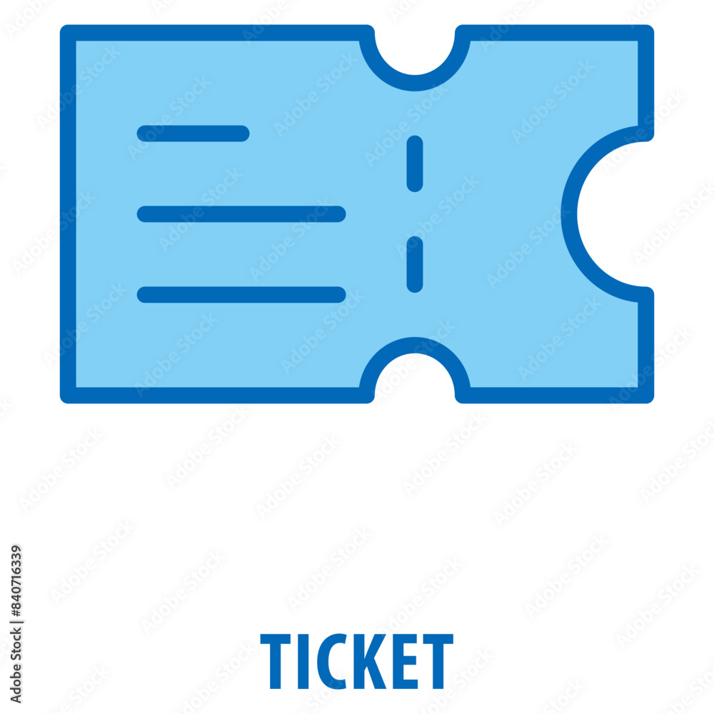 Ticket Icon simple and easy to edit for your design elements Ticket Icon simple and easy to edit for your design elements