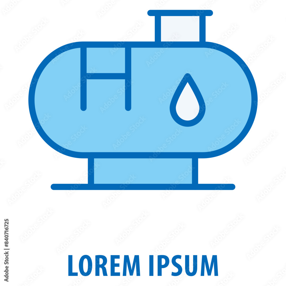 Fototapeta premium Tanker Icon simple and easy to edit for your design elements