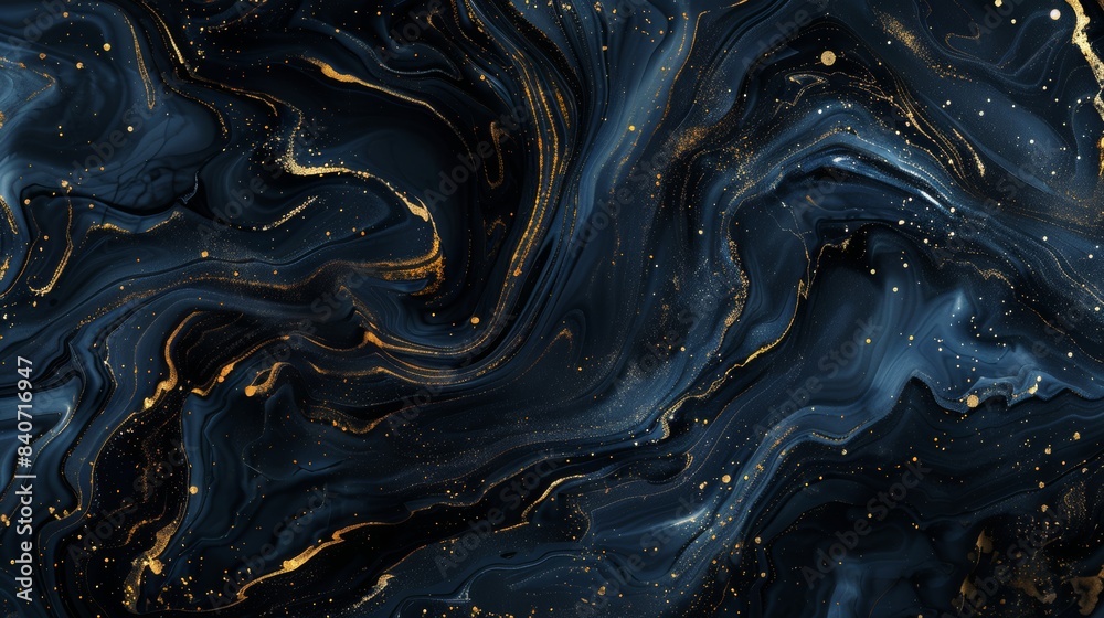 Black marble luxury, deep ocean color with gold streaks, full focus, website background, design template Black marble luxury, deep ocean color with gold streaks, full focus, website background, design template