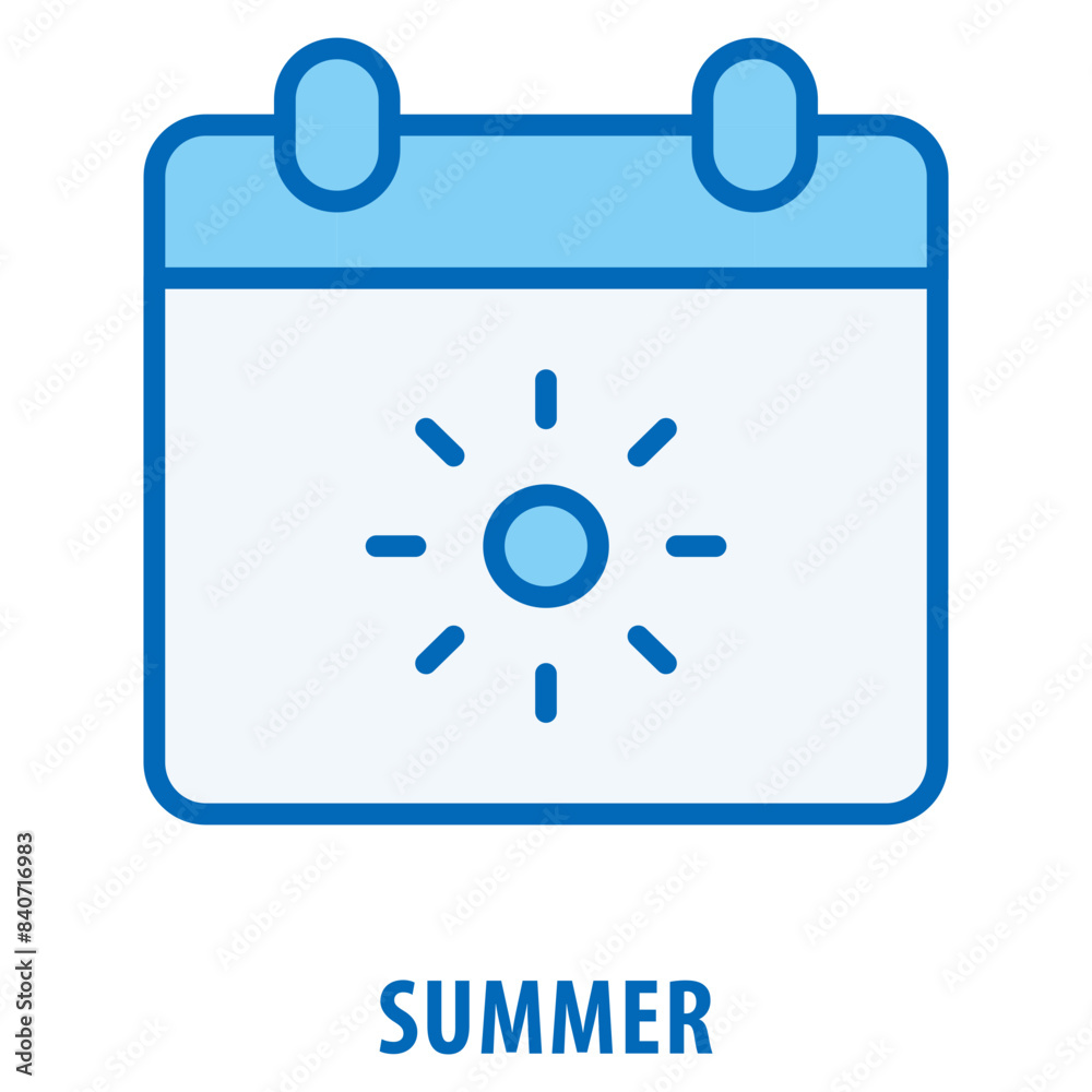 Summer Icon simple and easy to edit for your design elements Summer Icon simple and easy to edit for your design elements