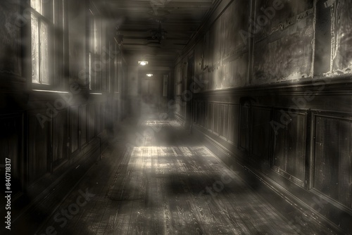 Eerie Whispers Echoing Through Derelict Boarding School Corridors