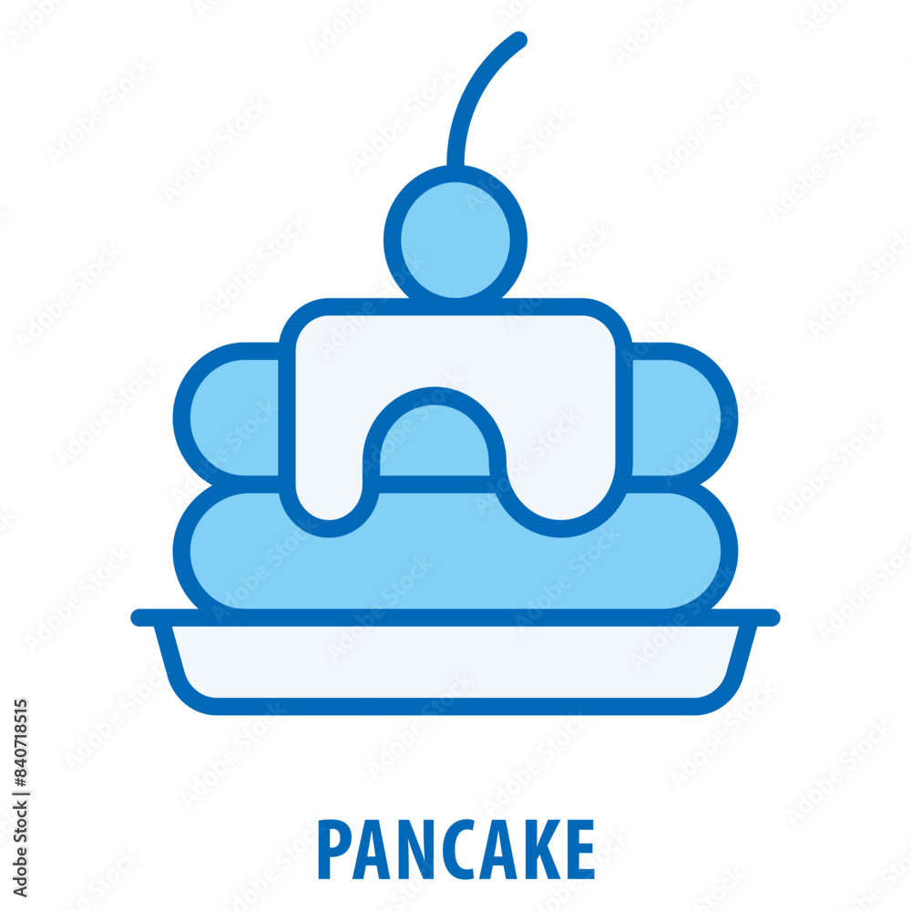 Pancake Icon simple and easy to edit for your design elements Pancake Icon simple and easy to edit for your design elements