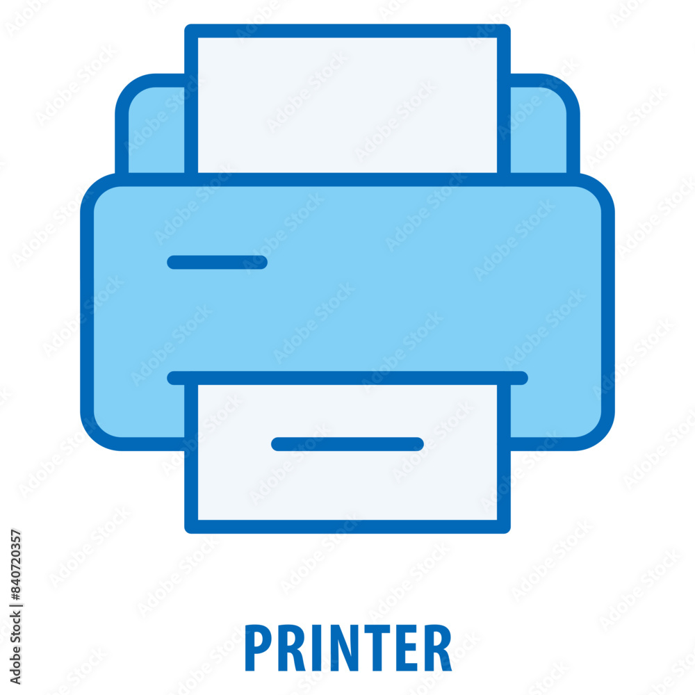 Printer Icon simple and easy to edit for your design elements Printer Icon simple and easy to edit for your design elements