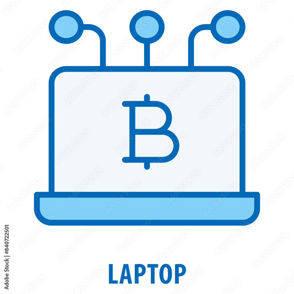 Laptop Icon simple and easy to edit for your design elements Laptop Icon simple and easy to edit for your design elements