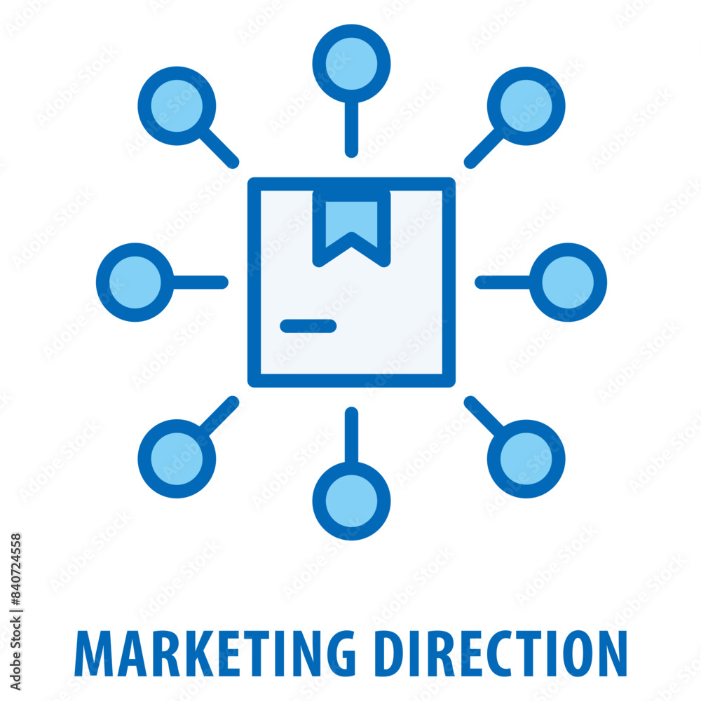 Marketing direction Icon simple and easy to edit for your design elements Marketing direction Icon simple and easy to edit for your design elements