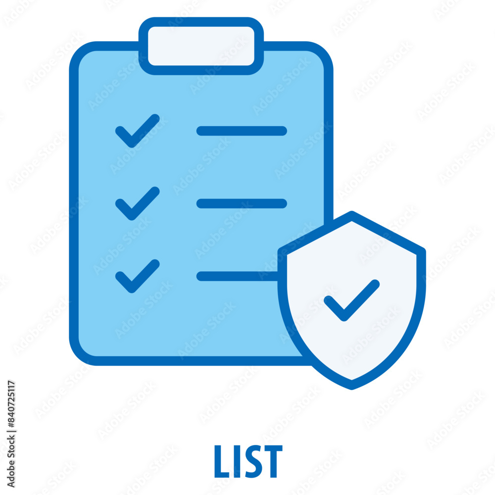 List Icon simple and easy to edit for your design elements List Icon simple and easy to edit for your design elements