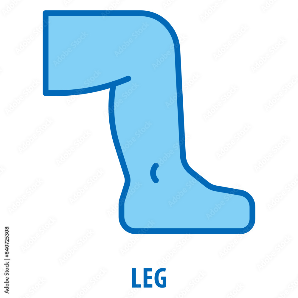 Leg Icon simple and easy to edit for your design elements Leg Icon simple and easy to edit for your design elements