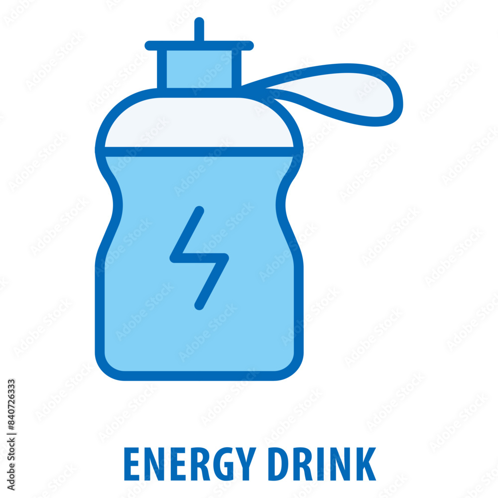 Energy Drink Icon simple and easy to edit for your design elements Energy Drink Icon simple and easy to edit for your design elements