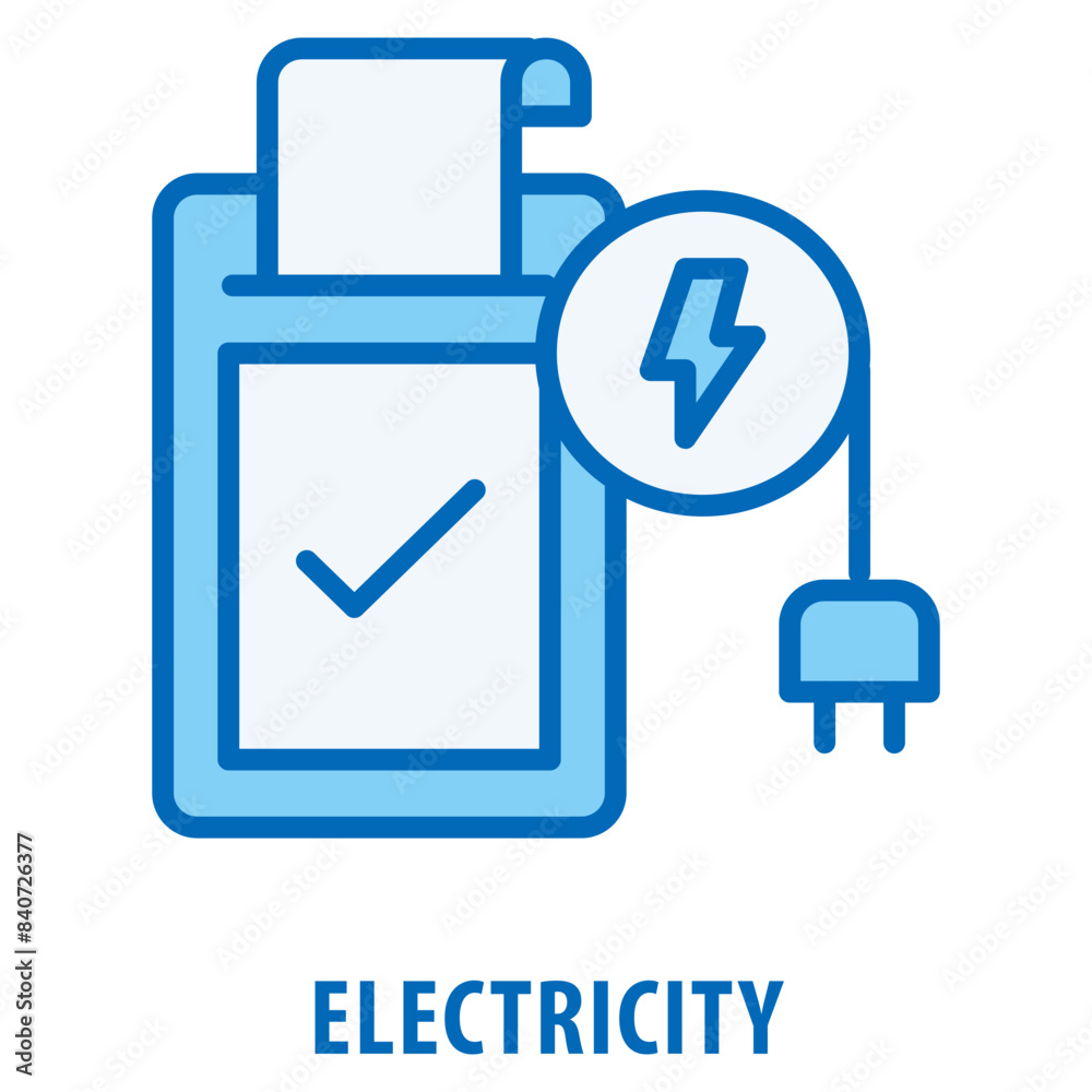 Electricity Icon simple and easy to edit for your design elements Electricity Icon simple and easy to edit for your design elements