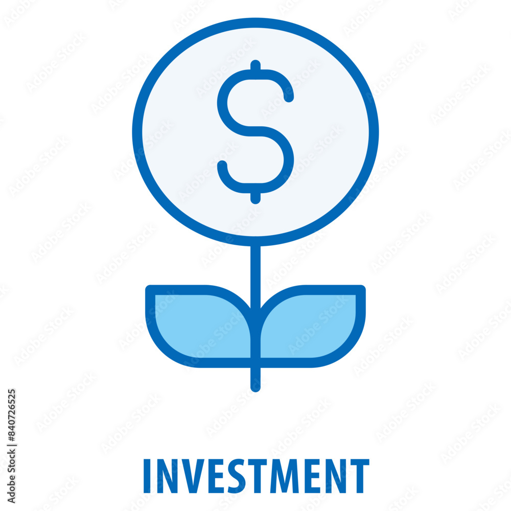 Investment Icon simple and easy to edit for your design elements Investment Icon simple and easy to edit for your design elements