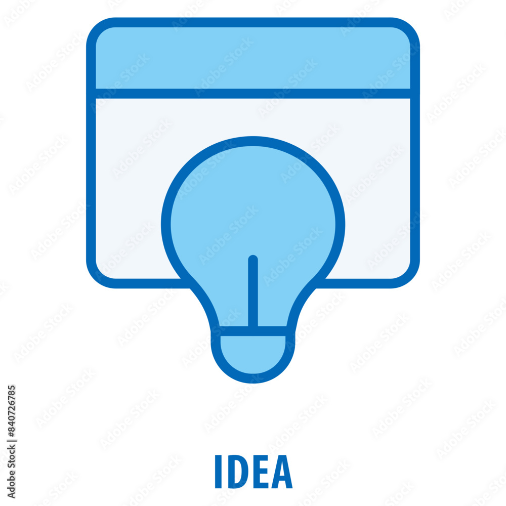 Idea Icon simple and easy to edit for your design elements Idea Icon simple and easy to edit for your design elements