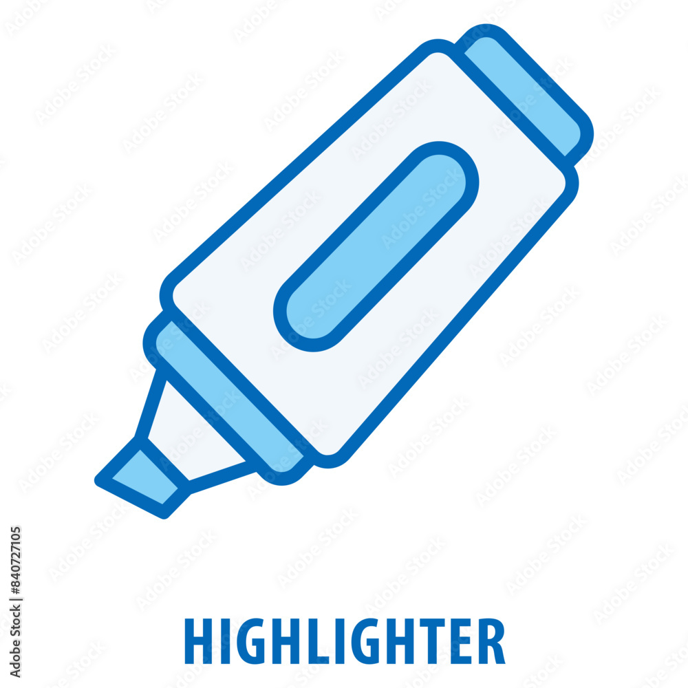 highlighter Icon simple and easy to edit for your design elements highlighter Icon simple and easy to edit for your design elements